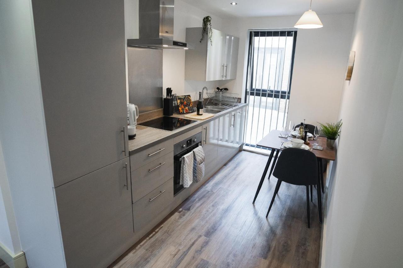 Modern 1-Bed Apartment - City Centre - Free Wi-Fi - New - Manchester Buitenkant foto